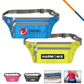 Grids Waterproof Fanny Pack with Logo