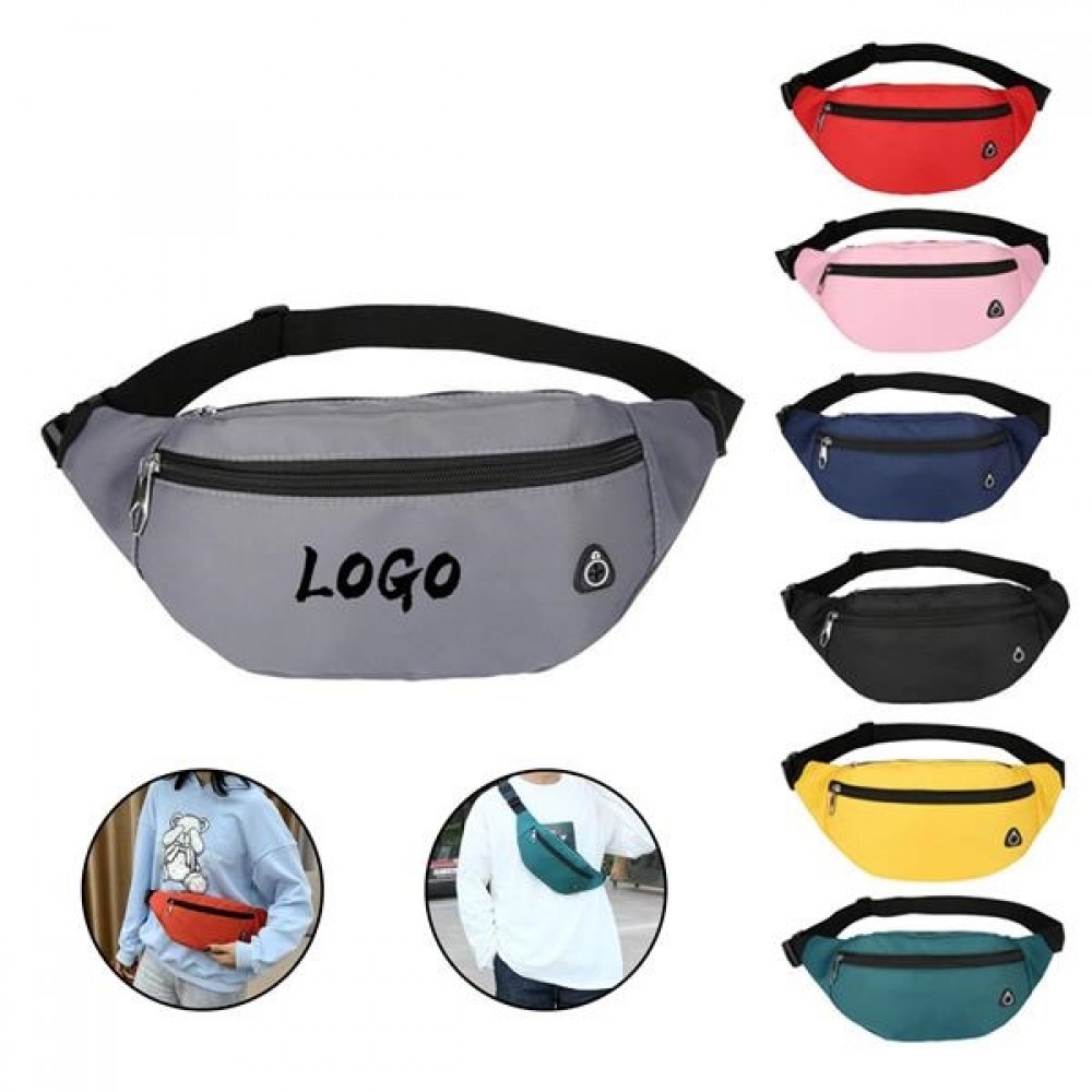 Crossbody Fanny Pack Wallets Waist Phone Bag with Logo
