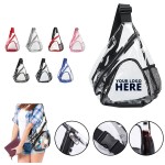 Clear PVC Sling Bag Stadium Approved with Logo