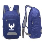 Polyester Collapsible Backpack w/Custom Logo with Logo
