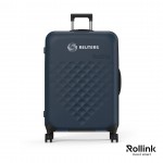 Rollink Flex 360 Large Checked 4 Wheel Suitcase with Logo