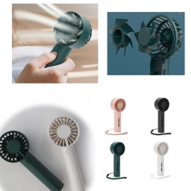 Rechargeable USB Mini Portable Pocket Fan with Logo  Rechargeable USB Mini Portable Pocket Fan with Logo