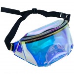 Clear Adjustable Triple Fanny Pack with Logo