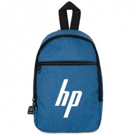 rPET Heather Crossbody Sling Bag with Logo