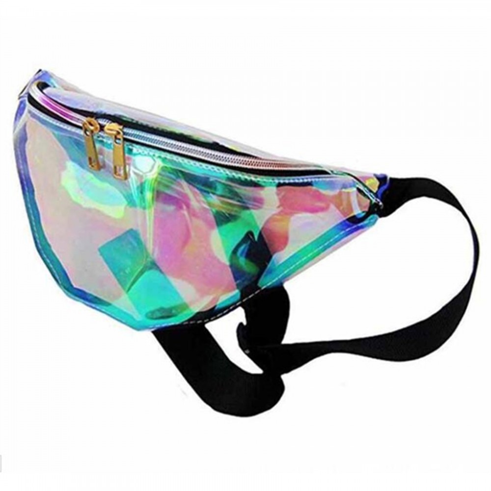 Custom Embroidered PVC Hologram Fanny Pack