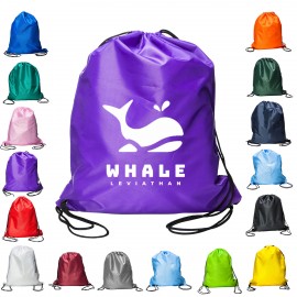 Custom Cinch Up Drawstring Backpack with Logo