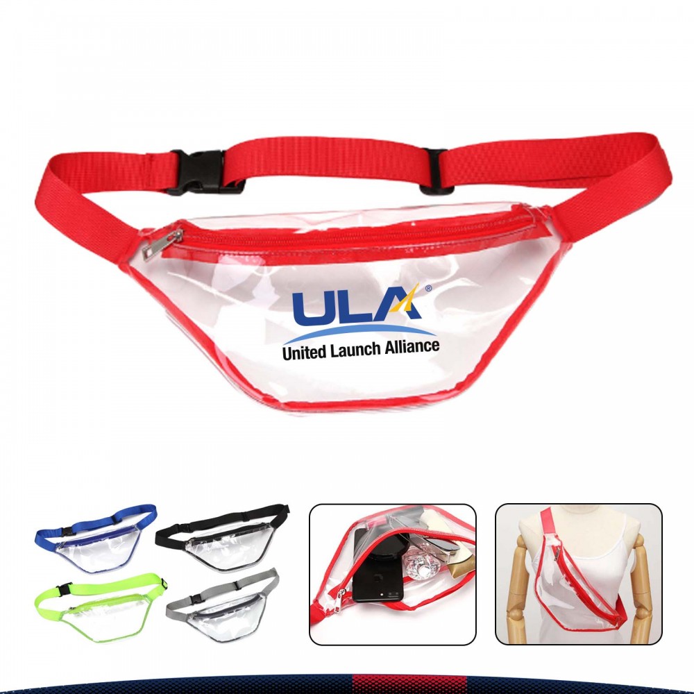Custom Simn Clear Fanny Pack