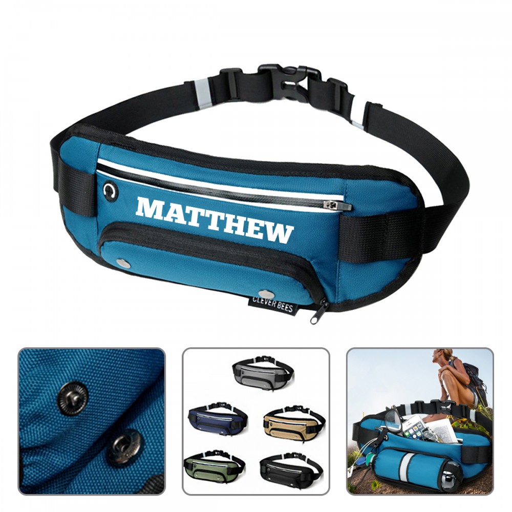 Outdoor Sports Multi functional Waterproof Belt Bag with Logo