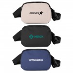 Customized Soft PU Fanny Pack with Hidden Zipper