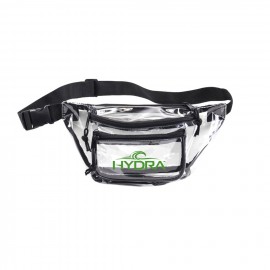 Clear Vinyl Fanny Pack with Logo
