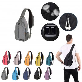 Waterproof Crossbody Sling Bag with Logo  Waterproof Crossbody Sling Bag with Logo