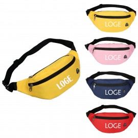 Logo Branded Waterproof Waist Bag MOQ 100pcs