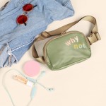 Customized Simple Belt Bag - Vegan Leather