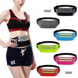Double Zippered Waterproof Belt Bag with Logo  Double Zippered Waterproof Belt Bag with Logo