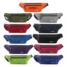 Custom 3 Pocket Sports Waterproof Belt Bag