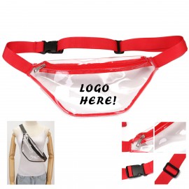 Promotional Clear PVC Waterproof Fanny Pack  Promotional Clear PVC Waterproof Fanny Pack
