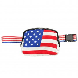 Patriotic US Flag Cross body Bag with Logo