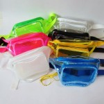 PVC Transparent Fanny Pack / Belt Waist Logo Branded