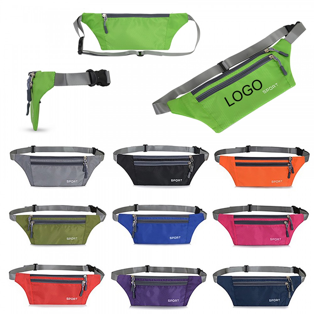 Nylon Waterproof Fanny Pack Custom Embroidered Nylon Waterproof Fanny Pack Custom Embroidered