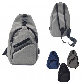 Sling Cross Body Bag with Logo