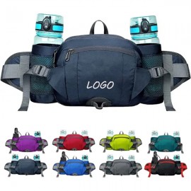 Customized Water Bottle Holders Lumbar Belt Hiking Camping Waist Bag