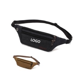 Waterproof Canvas Fanny Pack Waist Belt with Logo  Waterproof Canvas Fanny Pack Waist Belt with Logo