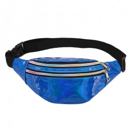 Logo Branded Holographic Waist Bag Fanny Pack  Logo Branded Holographic Waist Bag Fanny Pack