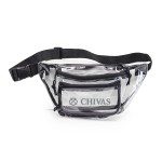 Personalized Clear 3-Zipper Fanny Pack