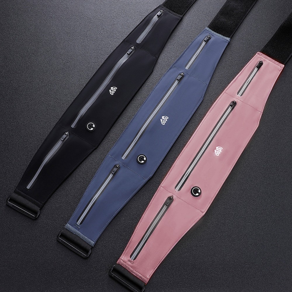 Sport Waterproof Invisible Slim Fitness Fanny Pack with Logo Sport Waterproof Invisible Slim Fitness Fanny Pack with Logo