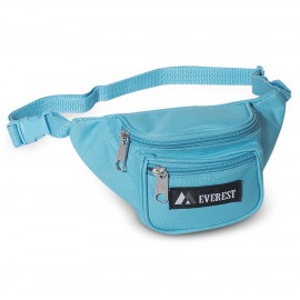 Everest Junior Turquoise Blue Signature Waist Pack with Logo  Everest Junior Turquoise Blue Signature Waist Pack with Logo