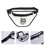 Customized Clear Two Zippered Fanny Pack