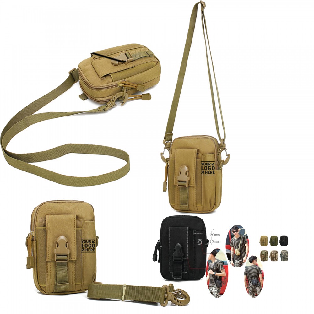Tactical Multi Functional Army Fan Pockets Bag Logo Branded