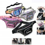 Custom Imprinted Holographic Waist Pack/Fanny Pack With Zipper
