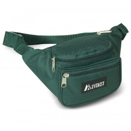 Everest Small Green Signature Waist Pack with Logo  Everest Small Green Signature Waist Pack with Logo
