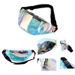 Clear Holographic Fanny Pack with Logo
