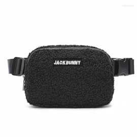 Logo Branded Plush Body Bag with Embroidered Custom Label