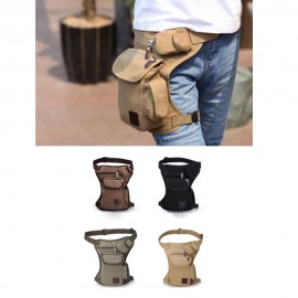 Multi-Functional Canvas Tool Pouch Thigh Bike Waist Bags with Logo