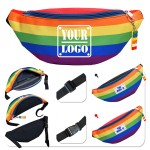 Rainbow Fanny Pack with Logo