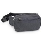 Promotional Heathered Three-Zippered Fanny Pack
