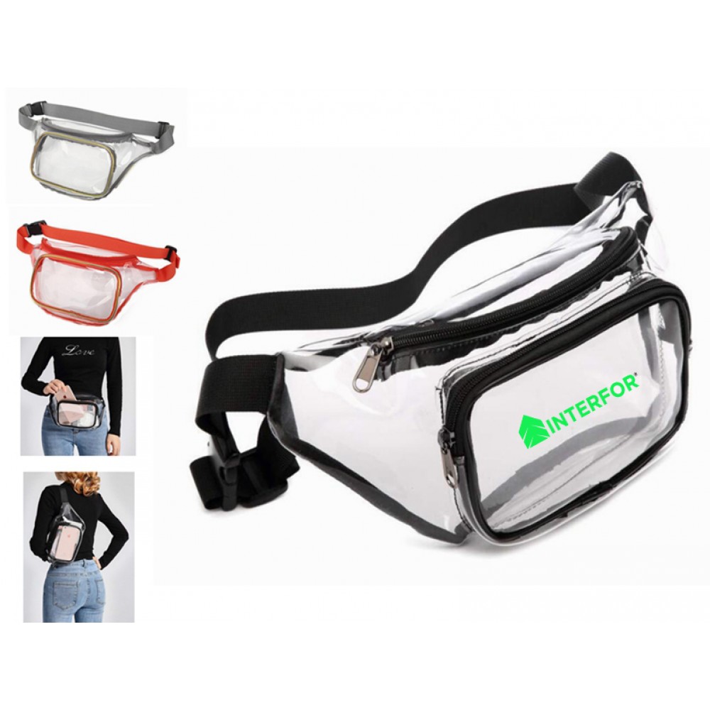 Custom Imprinted Clear Waterproof Fanny Pack Custom Imprinted Clear Waterproof Fanny Pack
