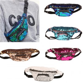 Personalized Mermaid Sequin Waist Bag Sling Bag  Personalized Mermaid Sequin Waist Bag Sling Bag