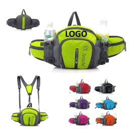 Customized Running Water Bottle Waist Bag Cycling Backpack