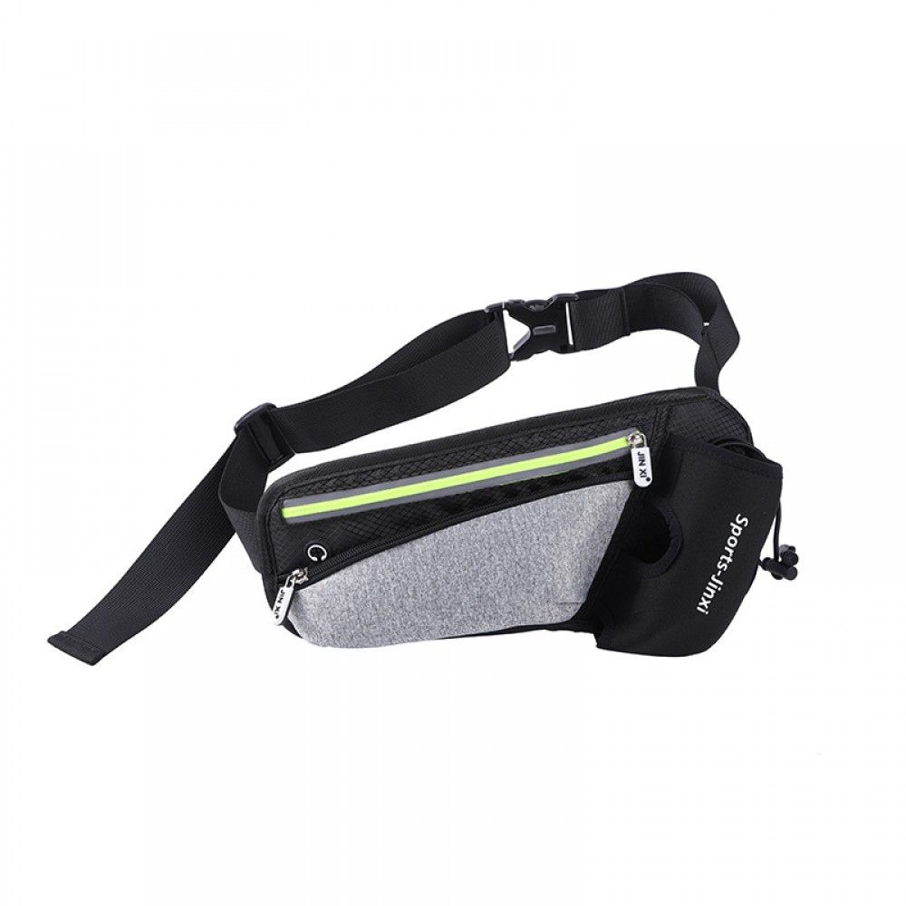 Custom Imprinted Running Belt Waist Pack with Water Bottle Holder Custom Imprinted Running Belt Waist Pack with Water Bottle Holder