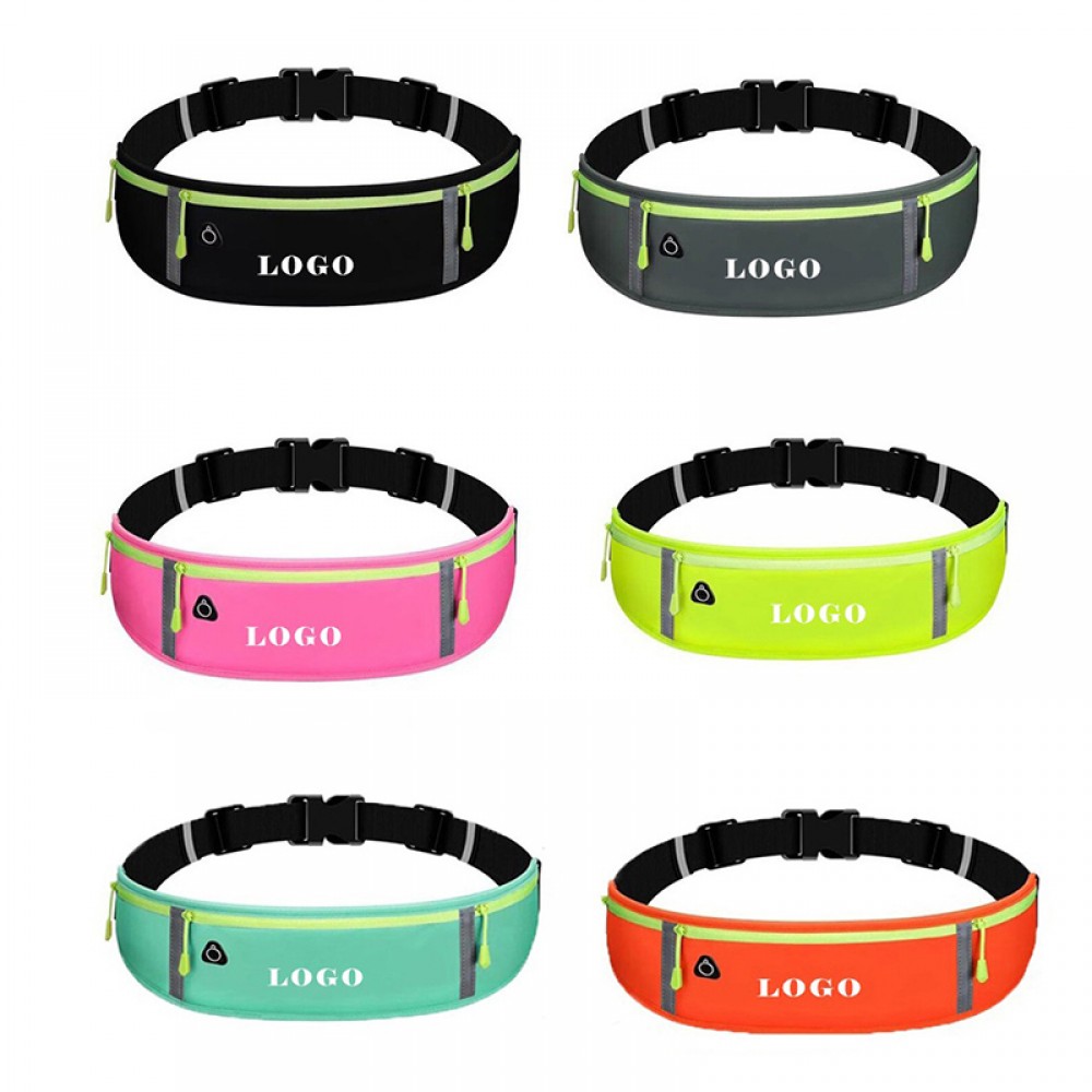 Custom Embroidered Sports Fanny Pack With Adjustable Belt Custom Embroidered Sports Fanny Pack With Adjustable Belt