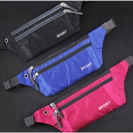 Customized 3-Zipper Fanny Pack