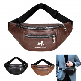 Personalized PU Zipper Fanny Pack/Waist Bag