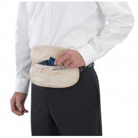 Customized Smooth Trip Travel Gear by Talus RFID Blocking Money Belt, Cream White