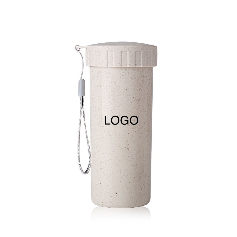 Custom Imprinted Wheat Straw Bottle Custom Imprinted Wheat Straw Bottle