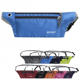 3-Zipper Sport Running Belt Fanny Pack with Logo  3-Zipper Sport Running Belt Fanny Pack with Logo