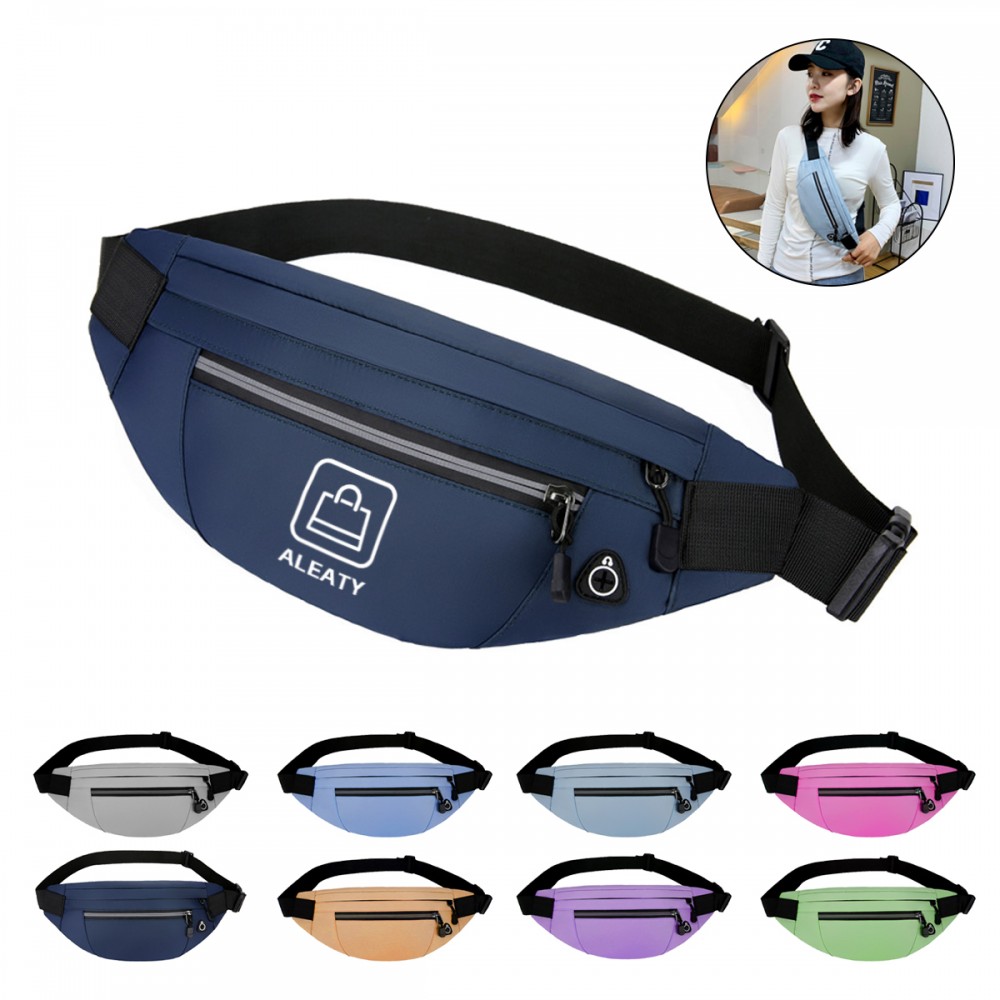 Large Cross-body Fanny Pack with Logo